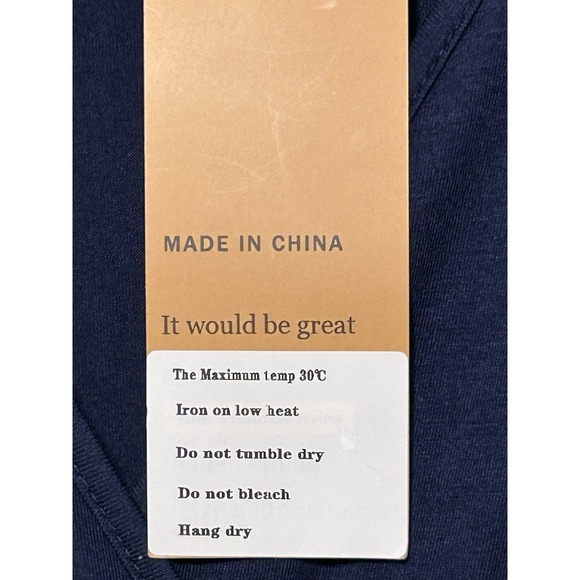 GRECERELLE Spring Summer Women’s Dress Casual Long Sleeve Navy XL - Picture 10 of 10